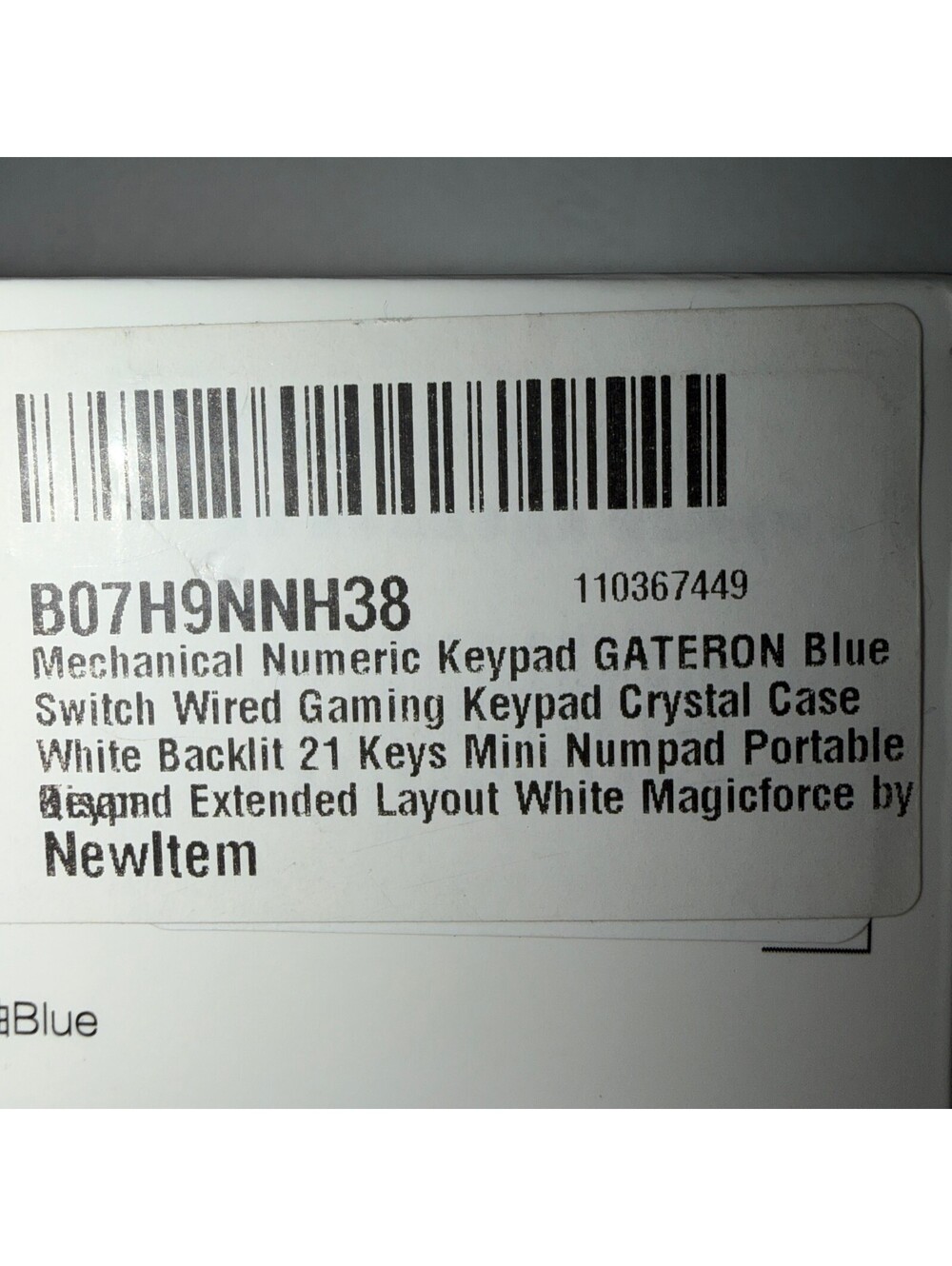 NEW Magicforce Mechanical Numeric Keypad Blue GATERON switches - Picture 4 of 6